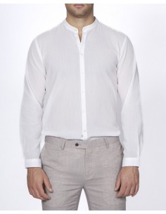CAMICIA COREANO IN VOILE DI...