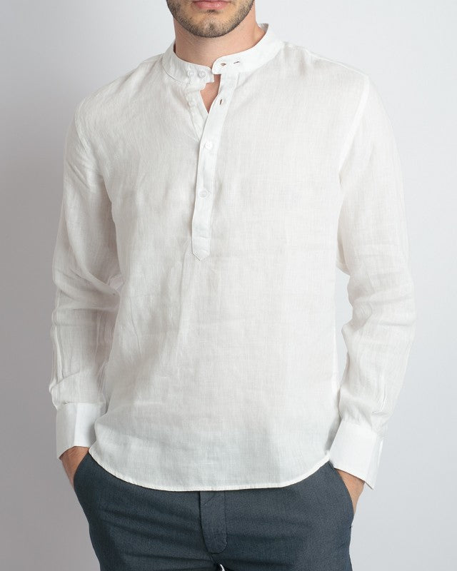 Camicia 100% Lino modello serafino