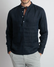Camicia 100% Lino modello serafino