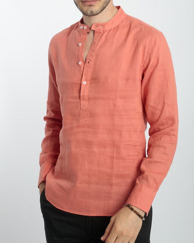 Camicia 100% Lino modello serafino
