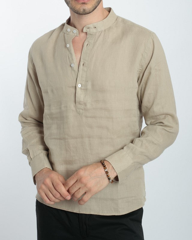 Camicia 100% Lino modello serafino