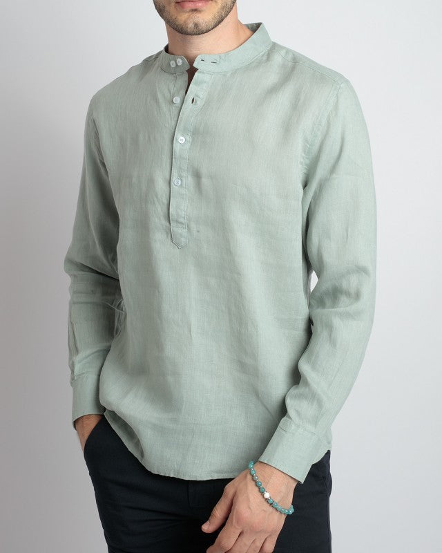 Camicia 100% Lino modello serafino