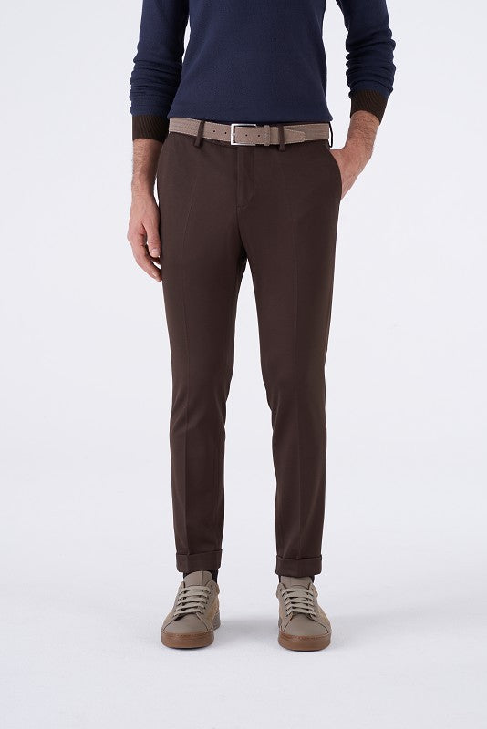 PANTALONE VITA ALTA DOPPIA PINCES