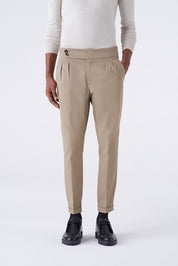 PANTALONE VITA ALTA DOPPIA PINCES