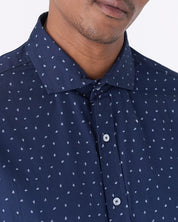 Camicia Microfantasia Slim Fit