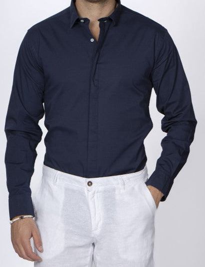 Camicia abbottonatura all'inglese slim fit