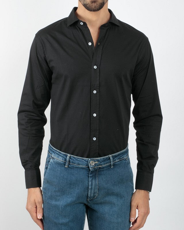 Camicia Tinta Unita Regular Fit