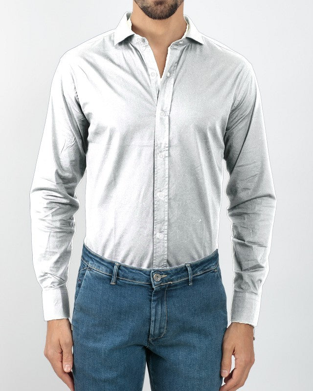 Camicia Tinta Unita Regular Fit