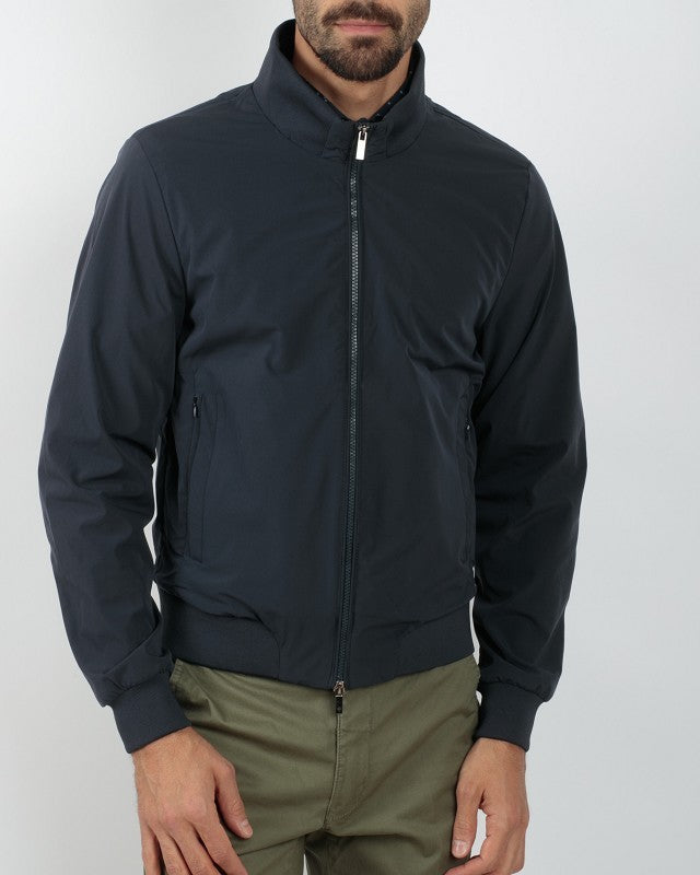 Giacca a Vento con Zip Slim Fit