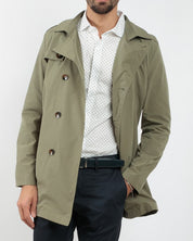 Trench Impermeabile Slim Fit