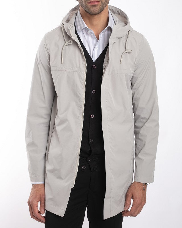 Giubbino Lungo con Cappuccio