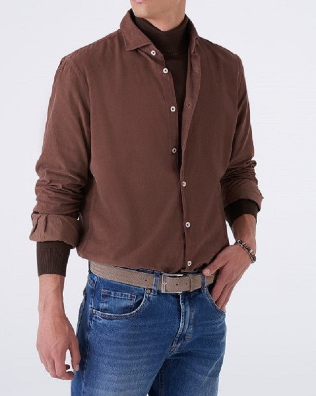 Camicia Vellutto a costine