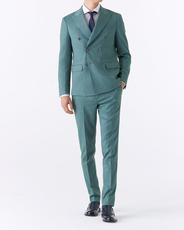 Abito Doppiopetto tessuto fiammato