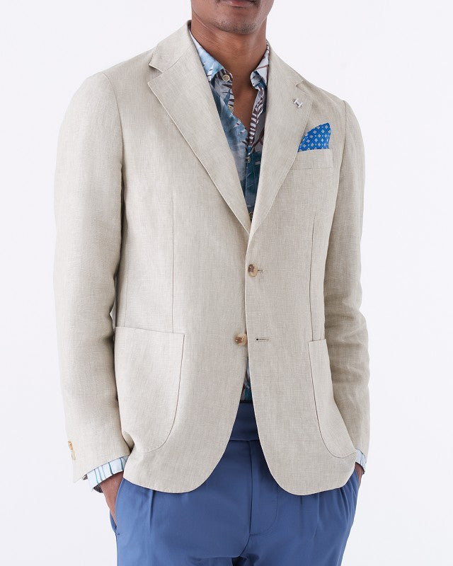 Giacca in puro lino