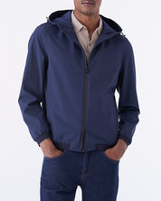 Giubbino tecnico con cappuccio waterproof