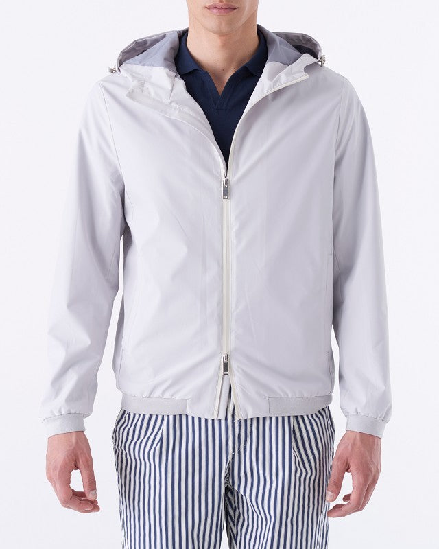 Giubbino tecnico con cappuccio waterproof