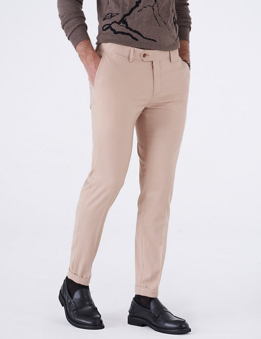 PANTALONE CLASSICO TINTA UNITA