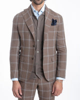 Giacca a quadri Slim Fit