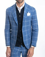 Giacca a quadri Slim Fit