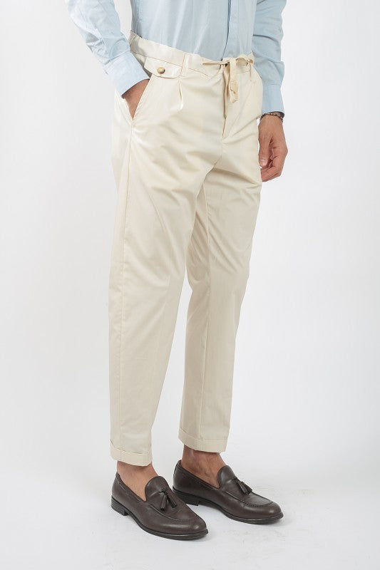 PANTALACCIO IN COTONE TINTA UNITA