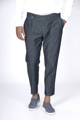 Pantalone vita alta jeans