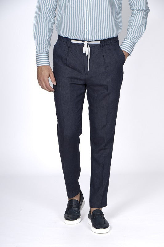 Jogger in puro lino