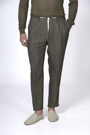 Jogger in puro lino