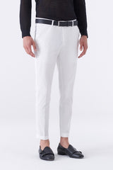 Pantalone tinta unita misto cotone