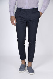 Pantalone tinta unita misto cotone