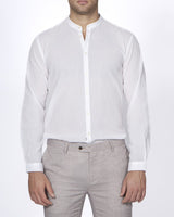CAMICIA COREANO IN VOILE DI COTONE