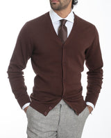 Cardigan sette bottoni