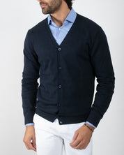 Cardigan sette bottoni