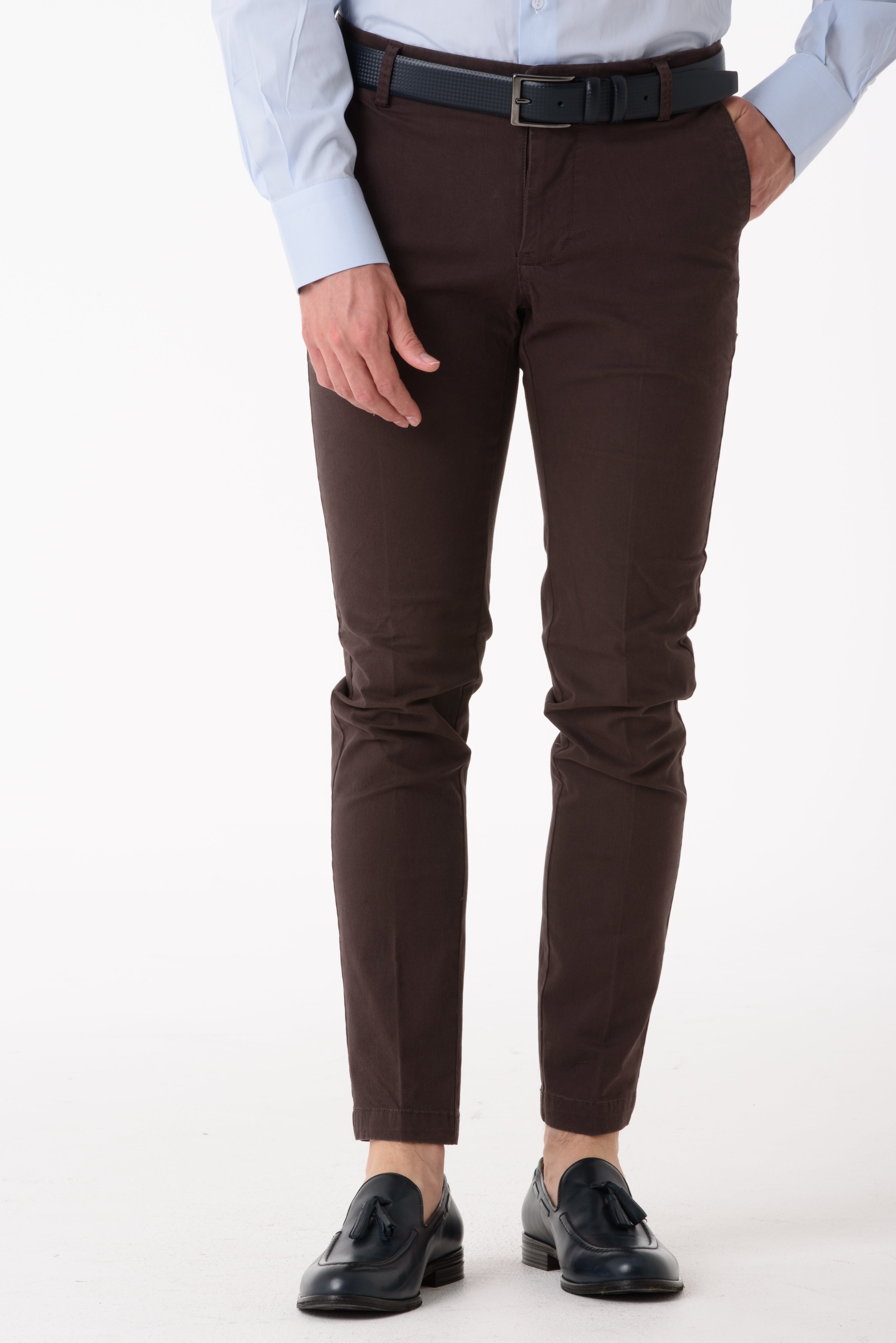 Pantalone basic slim fit