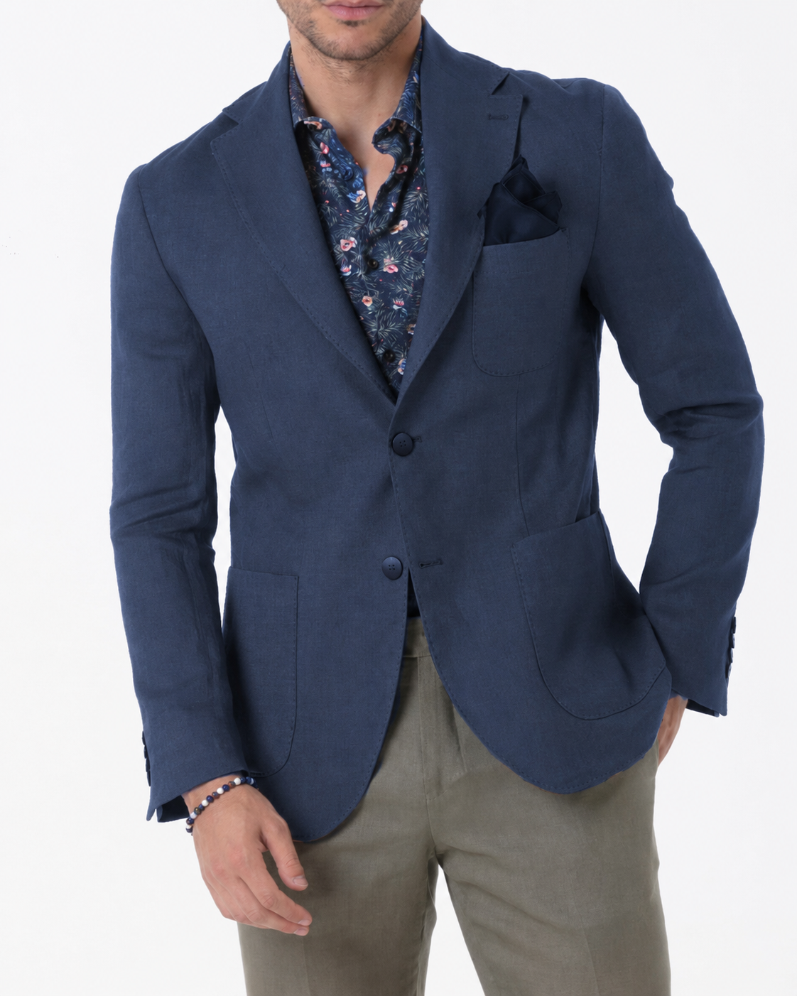 Giacca Basic Lino