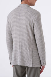 Giacca in maglia con trama pied de poule