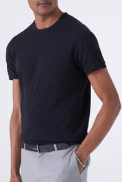 Maglia in filo girocollo manica corta
