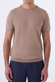Maglia in filo girocollo manica corta