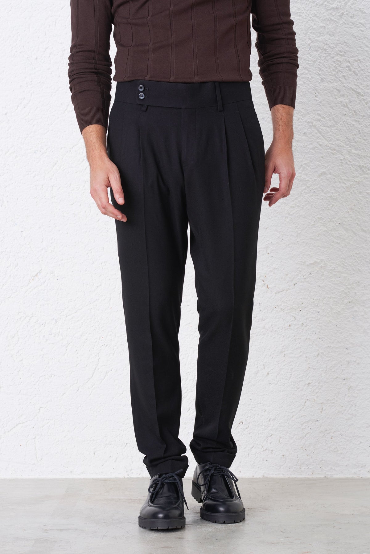 Pantalone High Twist Doppia Pince