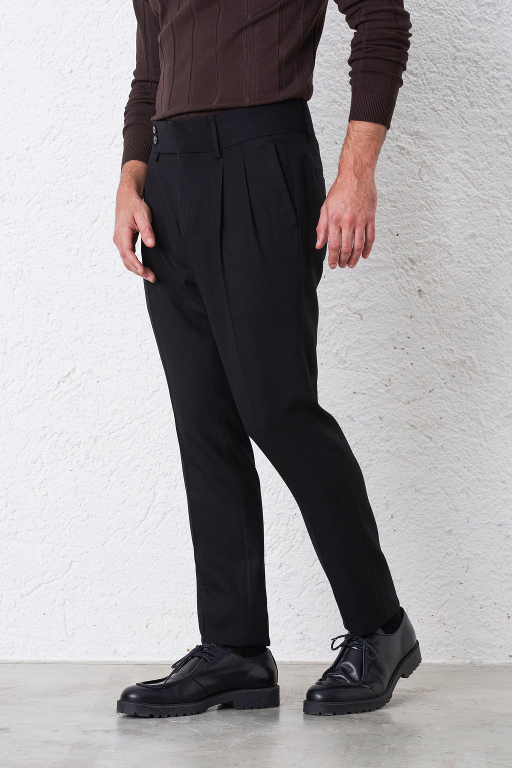 Pantalone High Twist Doppia Pince