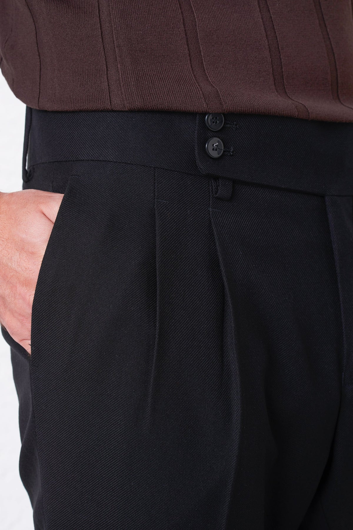 Pantalone High Twist Doppia Pince