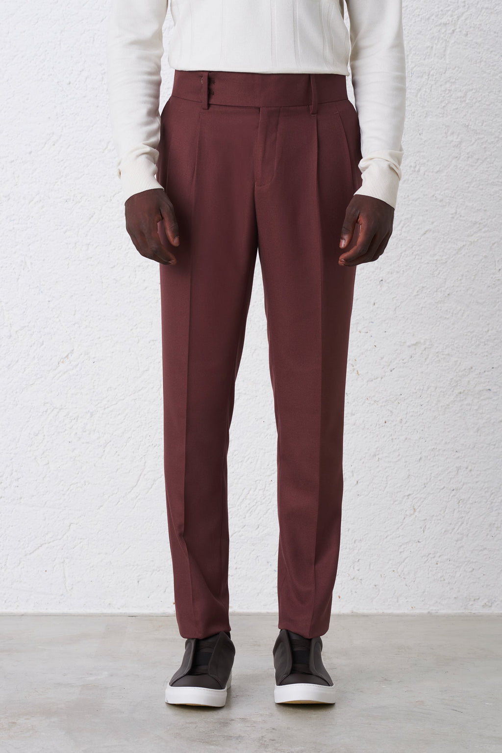Pantalone High Twist Doppia Pince