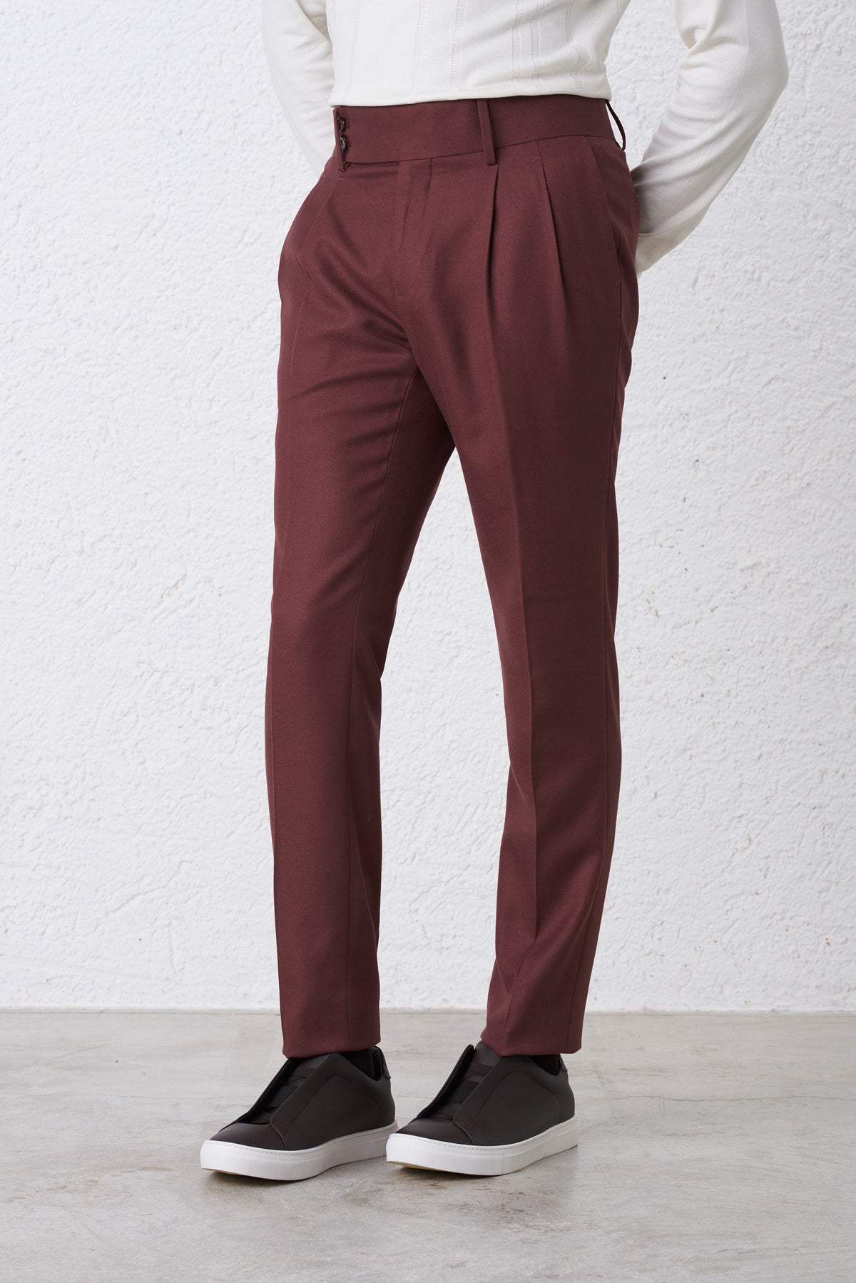 Pantalone High Twist Doppia Pince