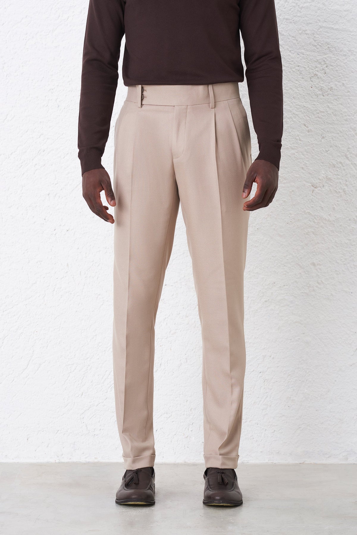 Pantalone High Twist Doppia Pince