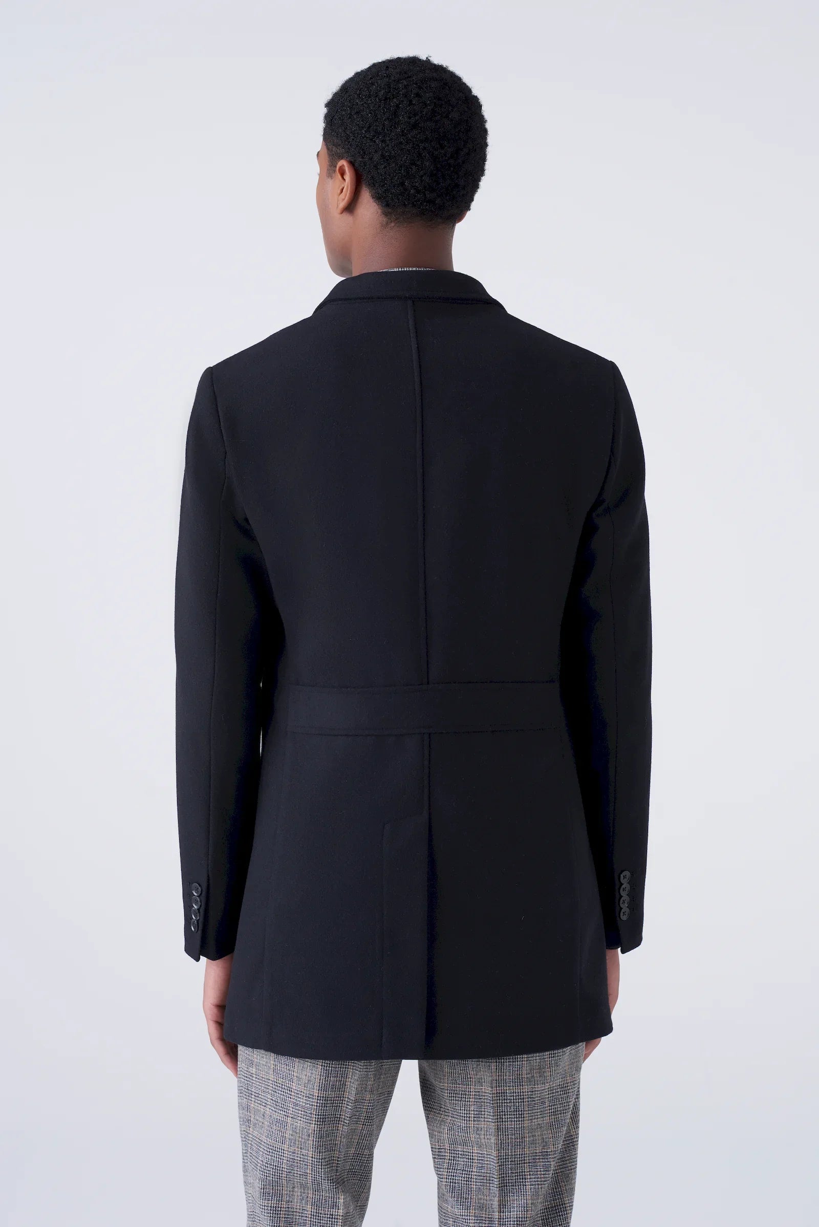 Cappotto minimal collo coreano