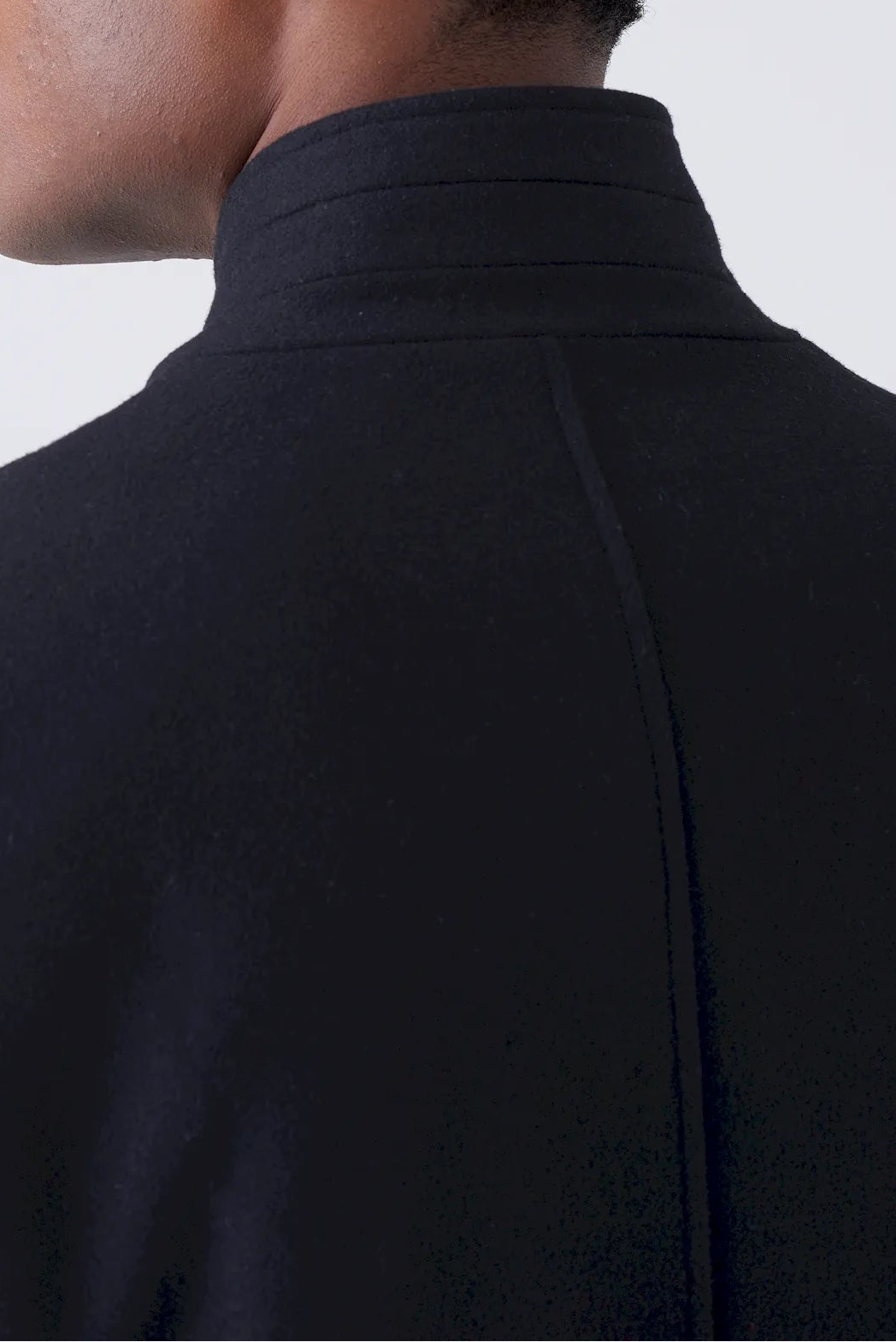 Cappotto minimal collo coreano