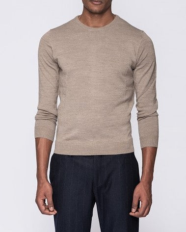 Maglia Girocollo  in Lana Merinos