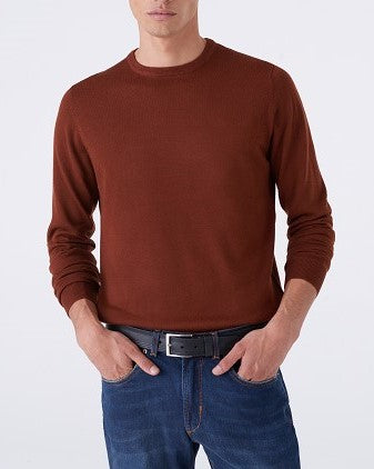 Maglia Girocollo  in Lana Merinos