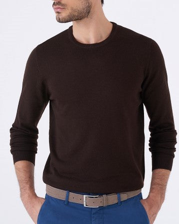 Maglia Girocollo  in Lana Merinos