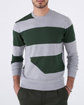 Maglia Fantasia Righe Misto Lino
