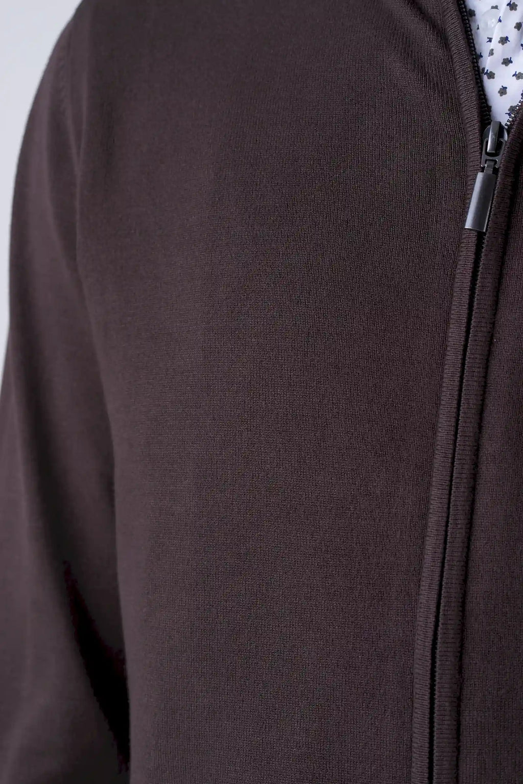 Cardigan  Invernale con Full Zip Doppio Cursore